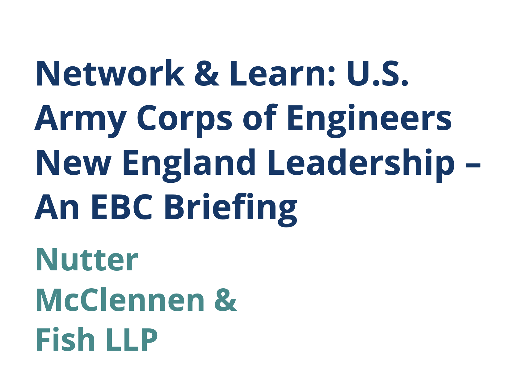 Army Corps of Engineers New England